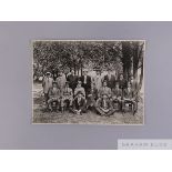 Cricket b&w photograph of 1911 England Tour to Australia,