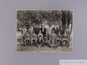 Cricket b&w photograph of 1911 England Tour to Australia,