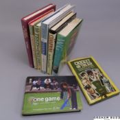 A selection of 27 hardback books on cricket and cricket history