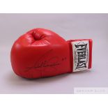 An Anthony Joshua autographed Everlast boxing glove