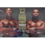 Mike Tyson v. Evander Holyfield The Sound and the Fury fight poster, June 1997