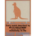 Every match described by Mr C.E. Kelleway(Australian Test Team 1921)exclusively in the Daily Express