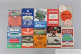 A collection of mainly Manchester United programmes from 1957/8