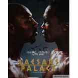 Marvin Hagler v. Sugar Ray Leonard fight poster, 6th April 1987