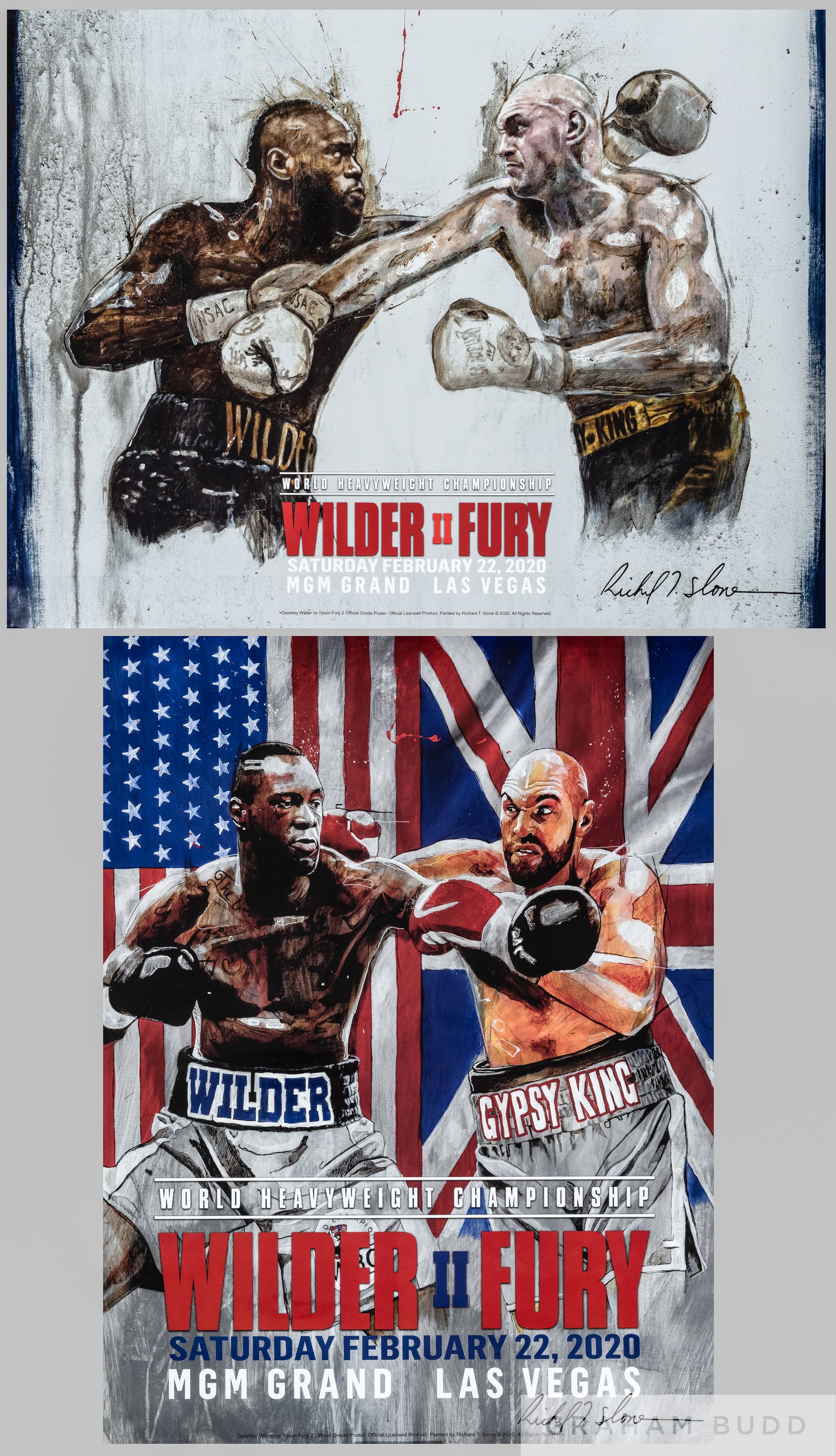 Deontay Wilder v. Tyson Fury II fight poster
