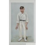 A group of three Vanity Fair cricket prints,