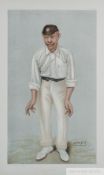 A group of three Vanity Fair cricket prints,