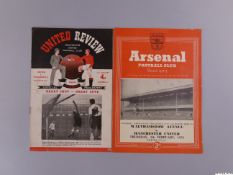Manchester United v. Walthamstow Avenue, F.A.Cup 4th round programme, 31st January 1953
