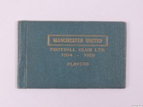 Manchester United player's ticket issued to the Busby Babe Geoff Bent in season 1954-55