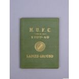 Manchester United season ticket for the abandoned 1939-40 season,
