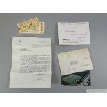 Real Madrid v. Manchester United European Cup Semi-Final 1968: six unused match tickets