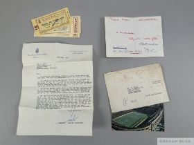 Real Madrid v. Manchester United European Cup Semi-Final 1968: six unused match tickets
