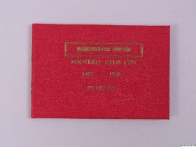 Manchester United player's ticket issued to Jeff Whitefoot in the 1957-58 Munich season