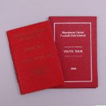 Two official Manchester United player itineraries originally owned by John Doherty,