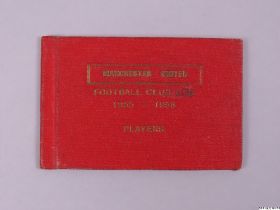 Manchester United player's ticket issued to Alex Dawson in the 1955-56 Football League Championship