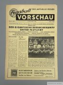 Borussia Dortmund v Manchester United Vorschau programme 21st November 1956