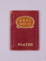 Manchester United player's ticket issued to Tommy Ritchie in season 1950-51