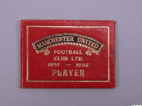 Manchester United player's ticket issued to Tommy Ritchie for 1951-52 Football League Championship