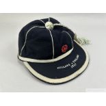 David Gaskell blue England v. Holland Youth cap, 1957