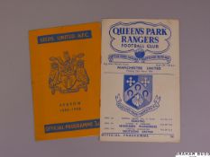 Queen's Park Rangers v. Manchester United, Reg Allen Benefit Match, 29th March 1954