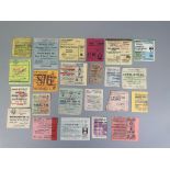 A collection of Manchester United F.A. Cup Ticket stubs from 1955 to 1983