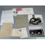 A superb & important collection of memorabilia relating to the Manchester United player Tommy Taylor