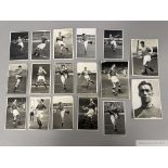 44 Manchester United original photographs mostly player portraits from the 1950s