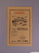 Middlesbrough v. Manchester United, home league match programme, 29th August 1951