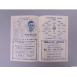 Manchester United v. Huddersfield Town, League match programme, 18th April 1930