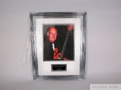 A hand signed colour Jet Harris photograph