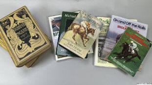 Collection of 29 horse racing books: recollections and memoirs, including two author-signed, David