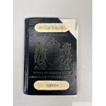 Lester Piggott's first passport, issued by the British Government Foreign office 19th September 1949