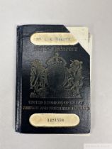 Lester Piggott's first passport, issued by the British Government Foreign office 19th September 1949