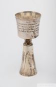 A Champion Flat Race Jockey trophy presented to Pat Eddery between 1974 and 1977, in the form of a