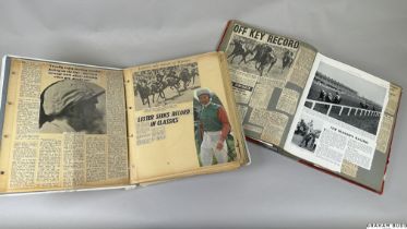 The Lester Piggott press cuttings collection, a collection of 24 albums/scrapbooks from Lester