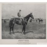 Miscellaneous collection of 27 unframed horse racehorse and horse-related prints mostly dating to