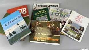 Collection of 53 books on horse races and racecourses,