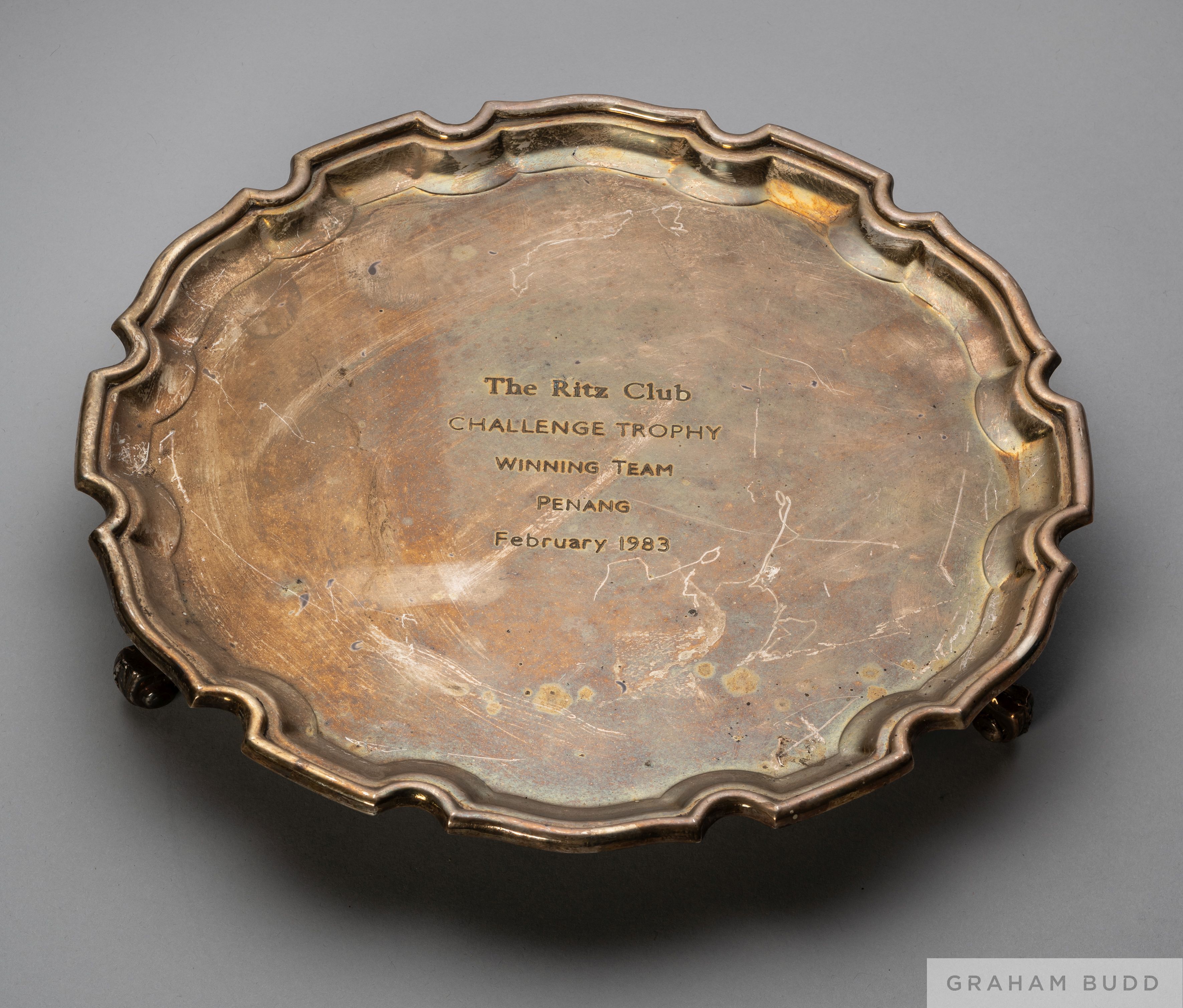 A group of six presentations to the jockey Pat Eddery for being on the winning team in the Ritz Club - Image 5 of 5