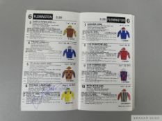 Racecard for the 1993 Melbourne Cup