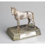 The William Hill Golden Spurs Award presented to Pat Eddery as 'Best Flat Race Jockey' in 1985, in