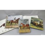 Collection of eight books on horse racing art, Racing Art and Memorabilia: A Celebration of the Turf