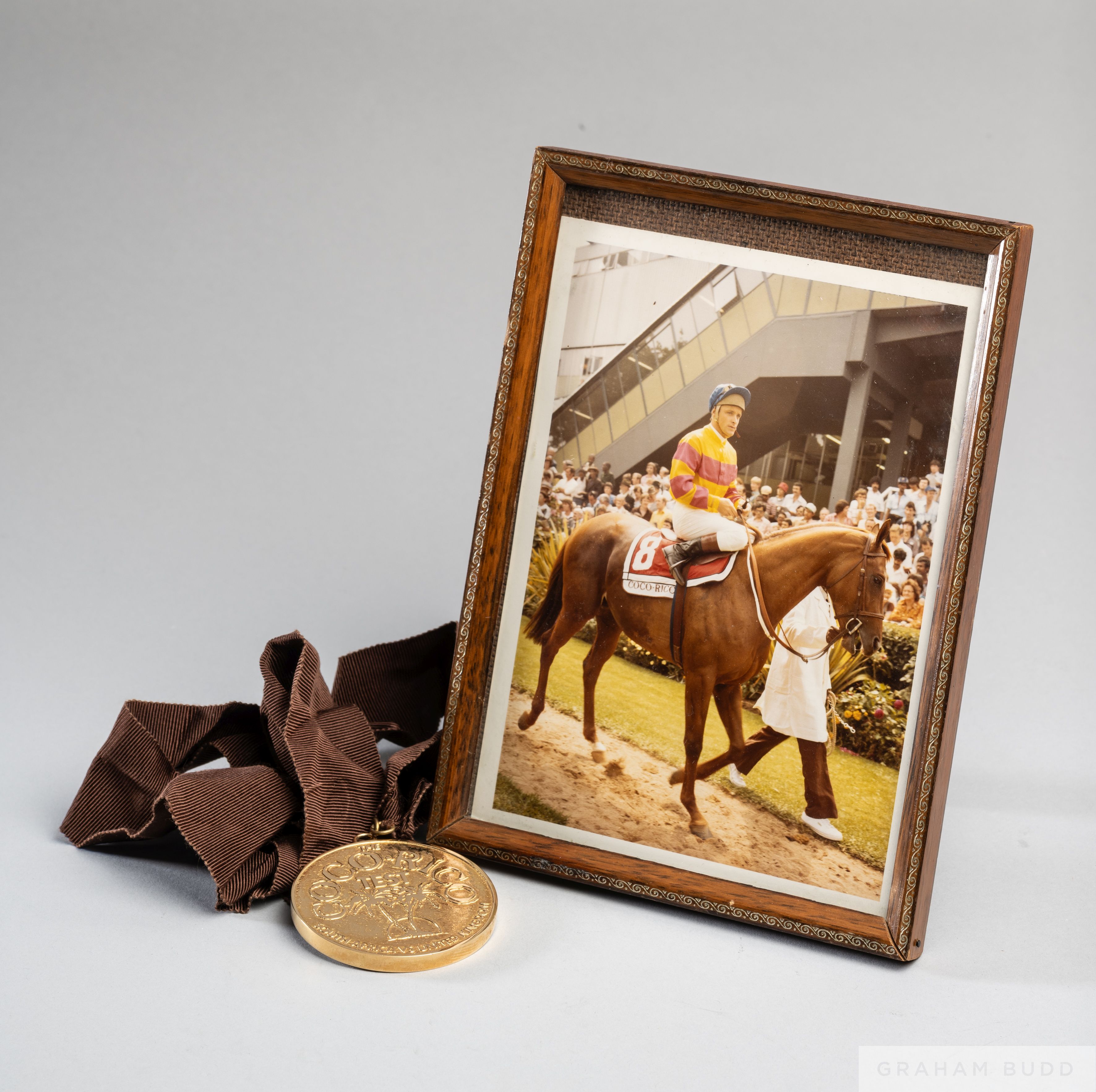Memorabilia relating to Pat Eddery riding in international jockey competitions in South Africa,