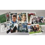 Collection of autographs of top jockeys and trainers,