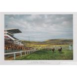 Rhys Jenkins (British, 20th century) TWO HORSE RACING PRINTS both signed by the artist i) The