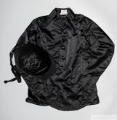 The silks worn by the legendary American jockey Willie Shoemaker when winning his first race at