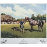 Terence Cuneo (British, 1907-1996) ROYAL STALLION, signed, limited edition print  "To Commemorate