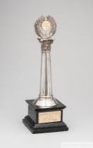 The Texaco Trophy: an Irish Racing Sportstar of the Year trophy awarded to Pat Eddery in 1971, in