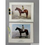 Two Lester Piggott-signed Christmas cards sent from Sir Victor Sassoon and featuring his 1957 and