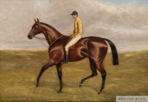 Albert Clark (1821-1909) ORMONDE, F ARCHER UP signed & titled, oil on board, 30.5 by 43cm.,