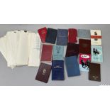 A collection of bookmakers-published racing pocket diaries,